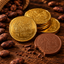 Milk Chocolate AUD Gold Medallions 50g