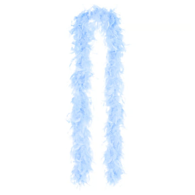 Sky Blue Feather Boa 110cm