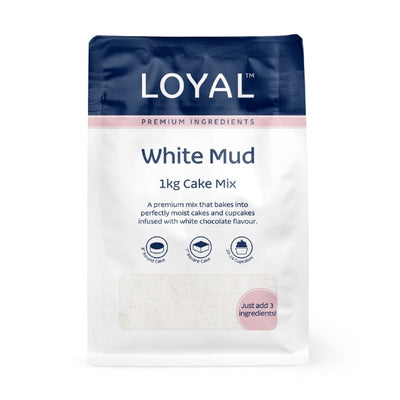 1kg Loyal White Mud Premium Cake Mix