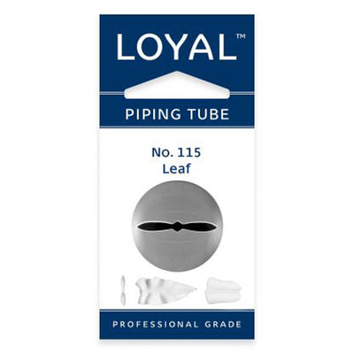 No.115 Leaf Loyal Medium Stainless Steel Piping Tip