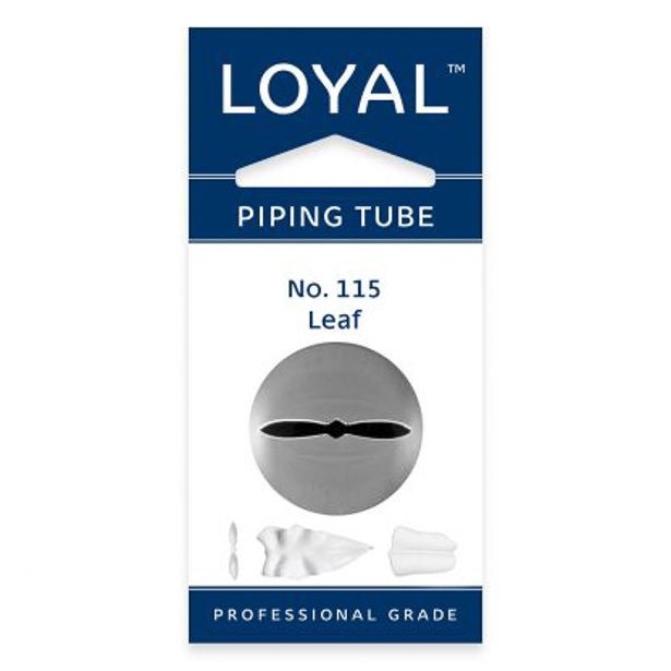 No.115 Leaf Loyal Medium Stainless Steel Piping Tip