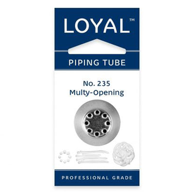 No.235 Multi-Open Loyal Standard Stainless Steel Piping Tip