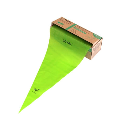 100pk 18in/46cm Loyal Green Disposable Biodegradable Piping Bags (to be replaced)