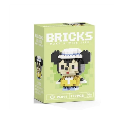 Mickey Mouse Bricks 3D Lego 6x6x4cm