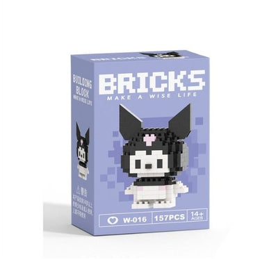 Kuromi Bricks 3D Lego 7.2x5.4x3cm