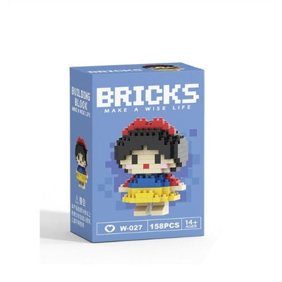 Snow White Bricks 3D Lego 6.6x4.5x3.5cm