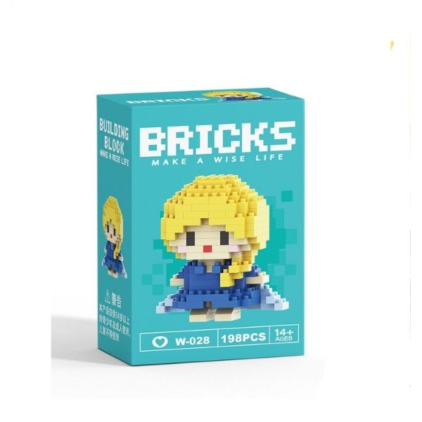 Elsa Bricks 3D Lego 7.2x4.6x3.9cm