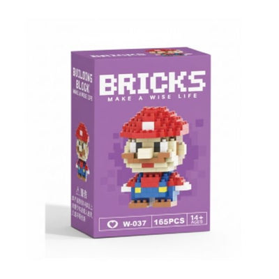 Mario Bricks 3D Lego 6.2x4.6x3.6cm