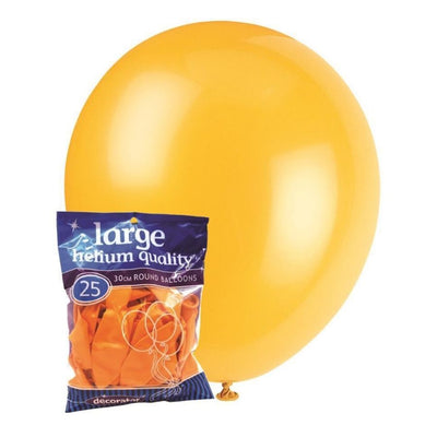 25pk Mango Standard Latex Balloons 30cm