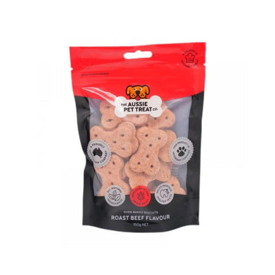 Aussie Pet Treat Roast Beef Dog Biscuits 150g