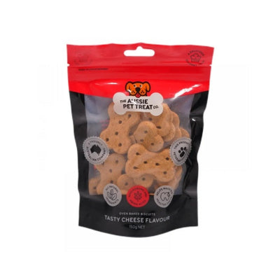 Aussie Pet Treat Tasty Cheese Dog Biscuits 150g