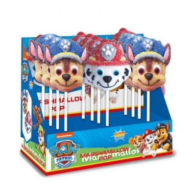 12pk Paw Patrol Marshmallow Pops 45g