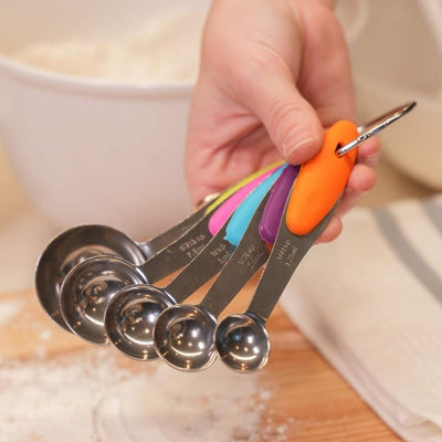5pc Loyal Heavy Duty Stainless Steel Measuring Spoons Set