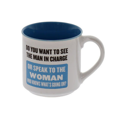 Woman That Know Whats Going On Novelty Coffee Mug