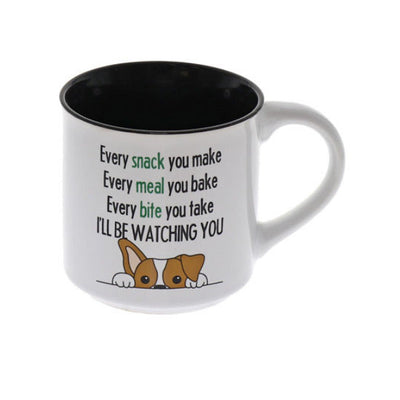 Dog Watching Novelty Coffee Mug