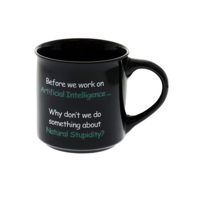 Natural Stupidy Novelty Coffee Mug