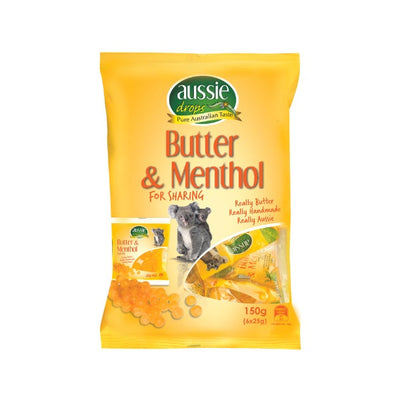 Aussie Drops Butter & Menthol 150g