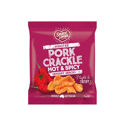 Snack Lovers Roasted Pork Crackle Hot & Spicy 75g