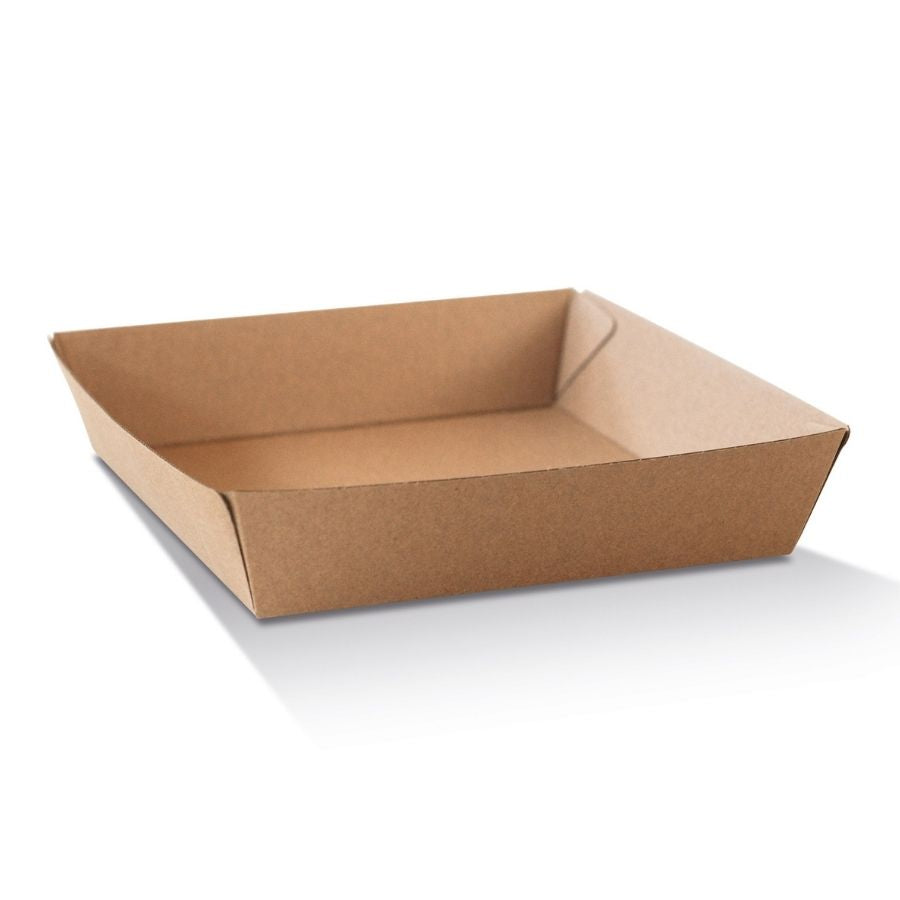 125pk Large Brown Tray (152x225x45mm)