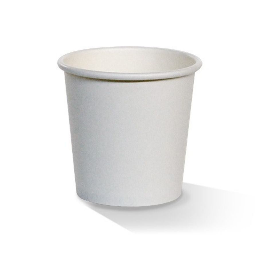 50pk 4oz Single Wall Plain White Cup (62x45x60mm)