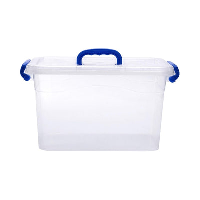 15L Plastic Storage Box with Lid and Wheels