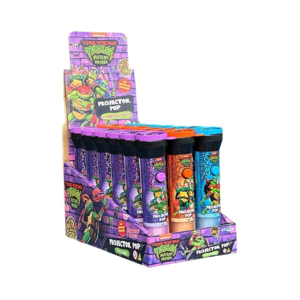 18pk Assorted TMNT Projector Pop 14g