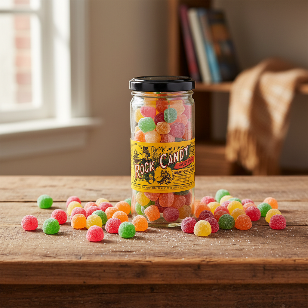 Melbourne Rock Candy Fruit Drops 170g