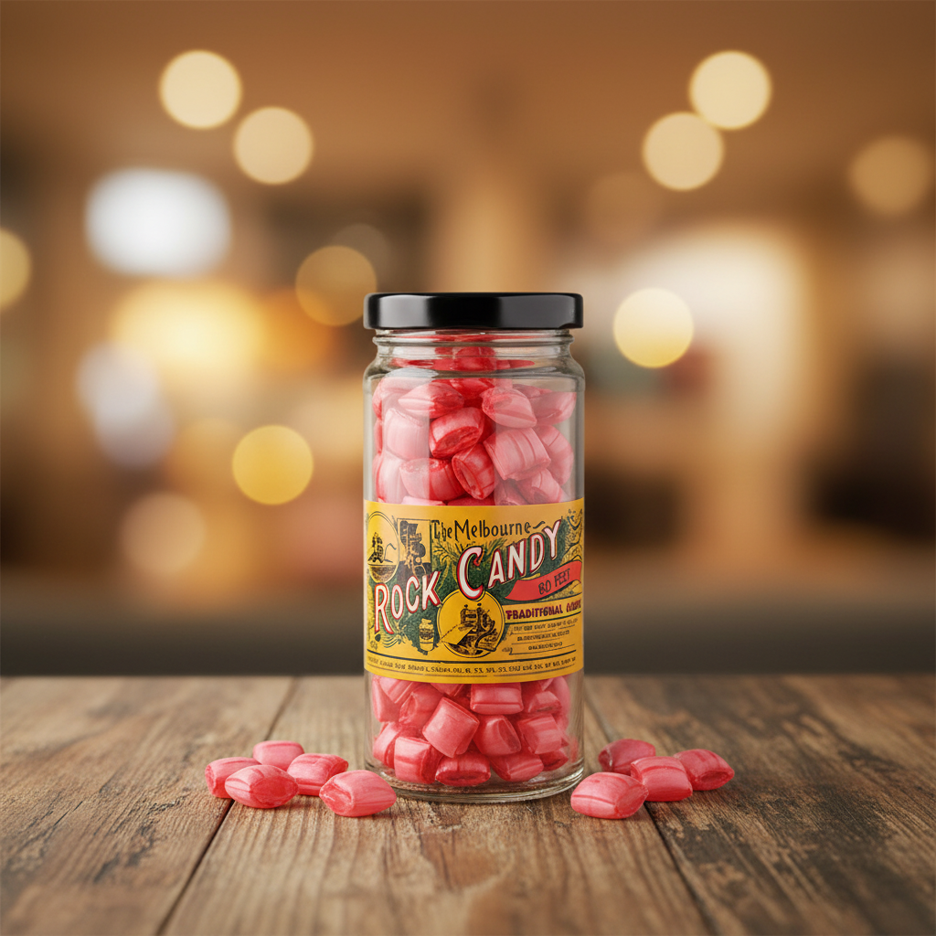 Melbourne Rock Candy Strawberry Bo Peep 170g