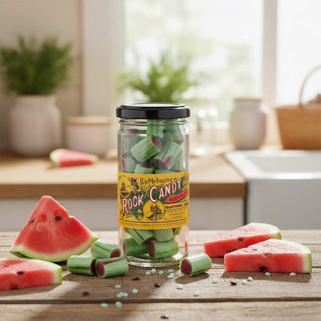 Melbourne Rock Candy Watermelon Rock 170g