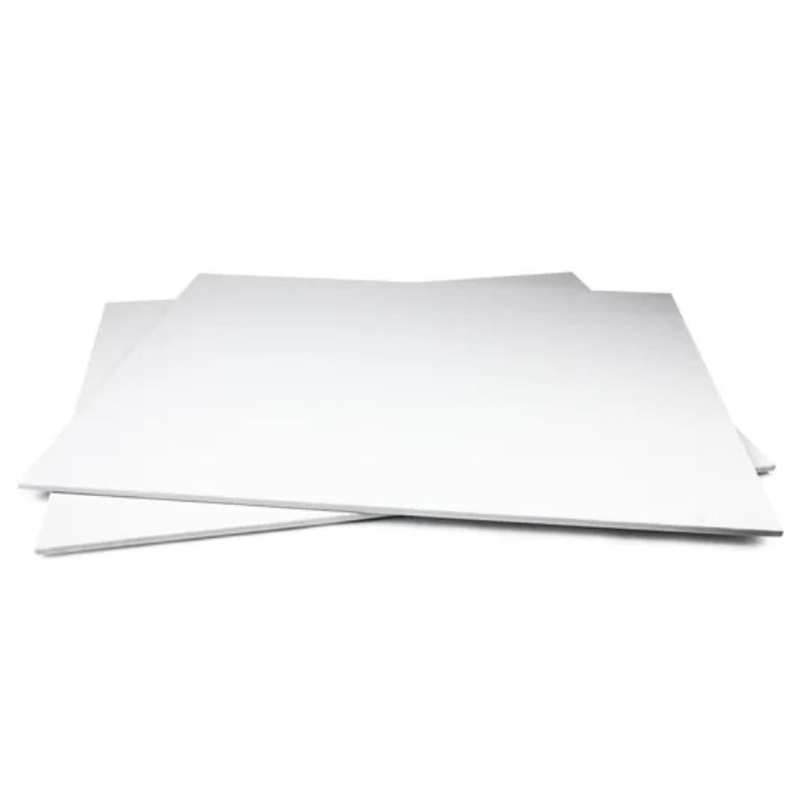 12x18in Rectangle Masonite Cake Board - White