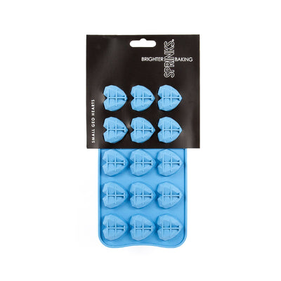 Sprinks Small Geo Hearts Silicone Mould (approx. 10x21cm, 20mm deep)