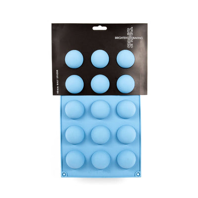 Sprinks 40mm Half Sphere Silicone Mould (approx. 17x29cm, 20mm deep)