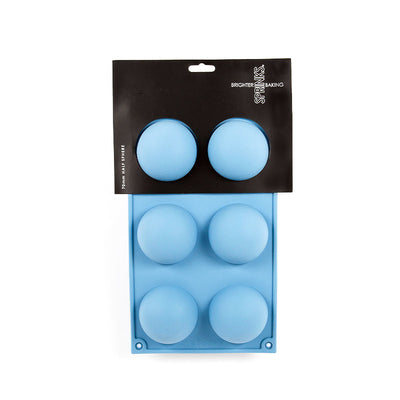 Sprinks 70mm Half Sphere Silicone Mould (approx. 17x29cm, 40mm deep)