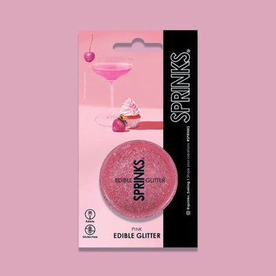 Pink Sprinks Edible Glitter 2g