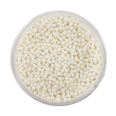 Sprinks 2mm Matte White Cachous Pearl Beads 65g