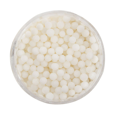 Sprinks 4mm Matte White Cachous Pearl Beads 65g