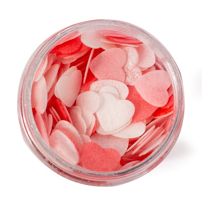 Sprinks Small Hearts Valentine Wafer Decorations 9g