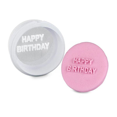 Happy Birthday??Mini?Message Cookie Stamp