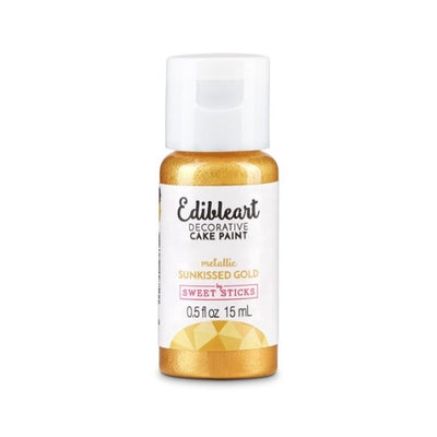Sunkissed Gold Edible Decorative Paint by Sweet Sticks 15ml