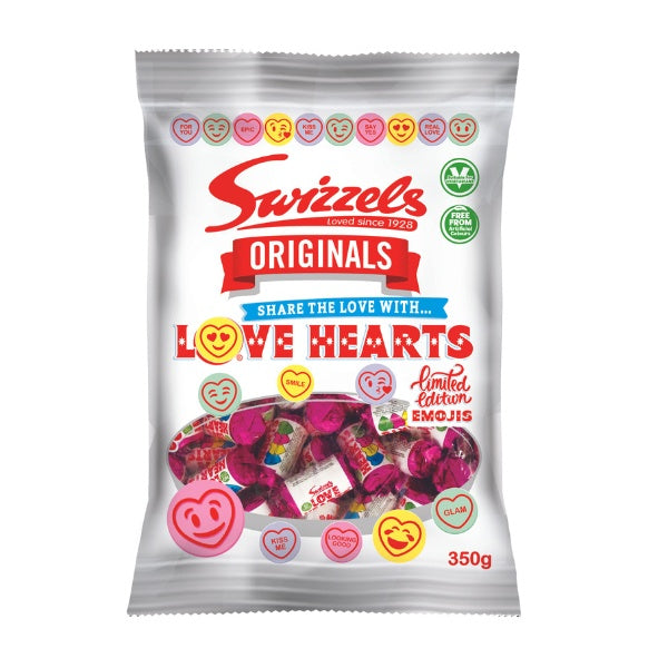 Swizzels Love Heart Rolls 350g