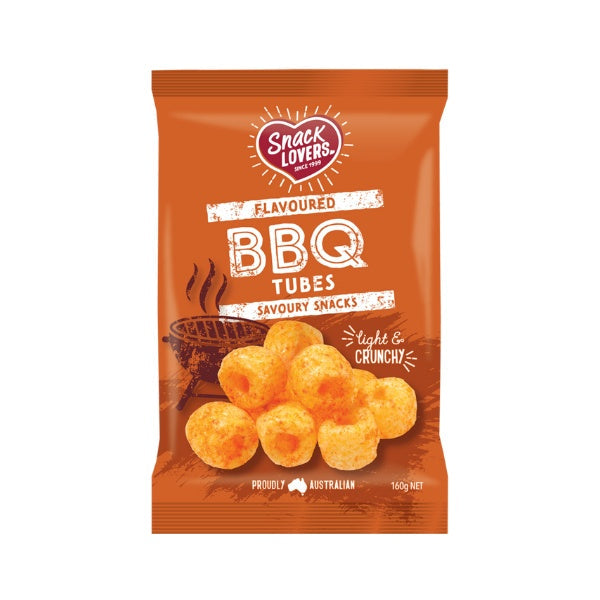 Snack Lovers BBQ Tubes 160g