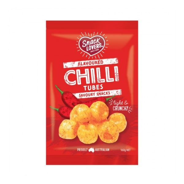 Snack Lovers Chilli Tubes 160g