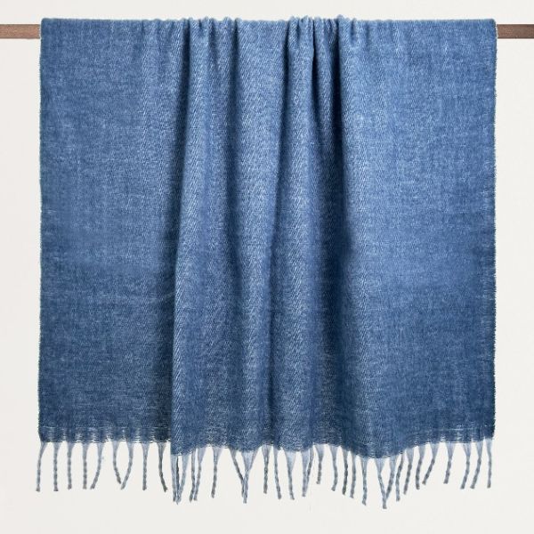 Navy Elliot Throw 130x160cm