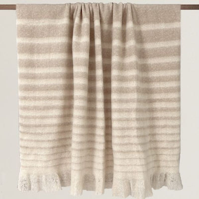 Beige Darcy Throw 130x160cm