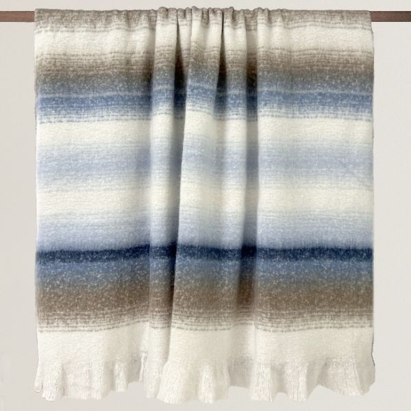 Blue Darcy Throw 130x160cm