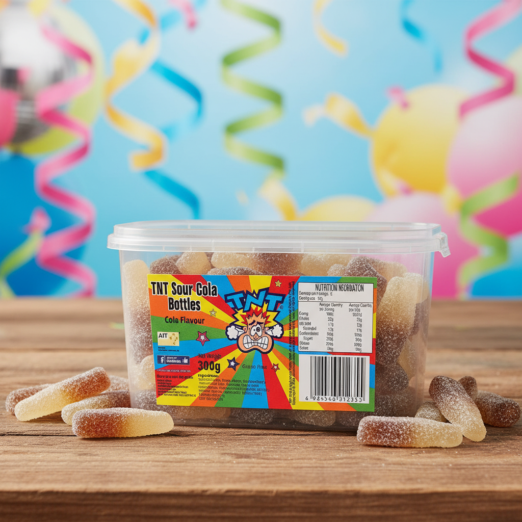 TNT Sour Cola Bottles 300g
