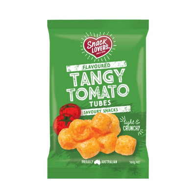 Snack Lovers Tangy Tomato Tubes 160g