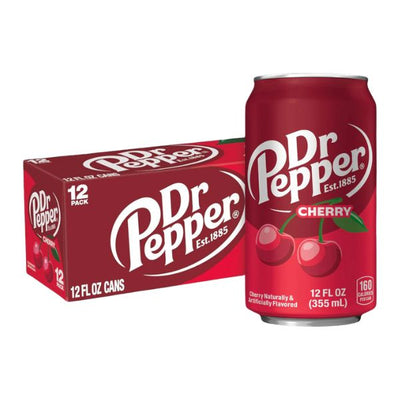 12pk Dr Pepper Cherry 355ml