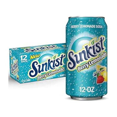 12pk Sunkist Berry Lemonade 355ml