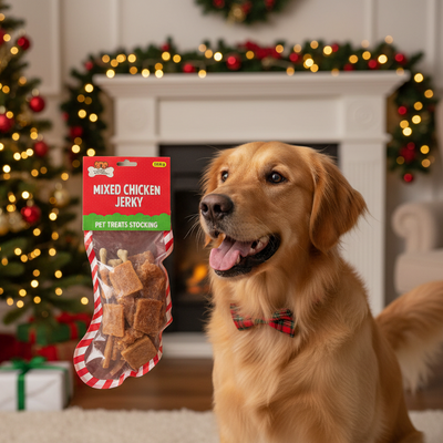 250g Doglisious Christmas Stocking Mixed Chicken Jerky